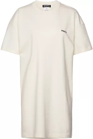 Hope Day Dress T-shirts & Tops Short-sleeved Valkoinen