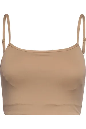 MOONCHILD YOGA WEAR Lunar Luxe Bra Top Sport Bras & Tops Sports Bras - All Beige