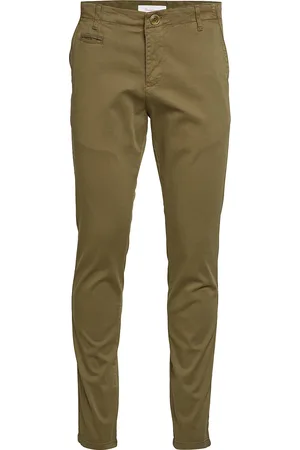 Knowledge Cotton Apparal Joe Slim Stretched Chino Pant - Got Bottoms Trousers Chinos