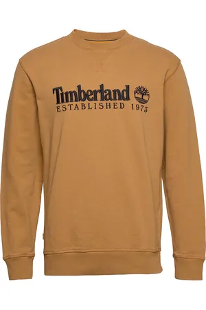 Timberland Embroidered Logo Crew Neck Sweats Tops Sweat-shirts & Hoodies Sweat-shirts Orange
