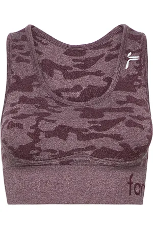 Famme Camo Sports Bra Sport Bras & Tops Sports Bras - All Red