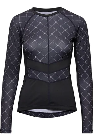 Björn Borg Slim Print Long Slee W Sthlm W Sthlm Tops T-shirts & Tops Long-sleeved Multi/patterned