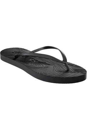 Sleepers Slim Silver Fllip Flop Shoes Summer Shoes Sandals Flip Flops Black