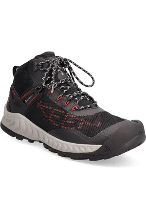 Keen Ke Nxis Evo Mid Wp Black-Red Carpet Shoes Sport Shoes Outdoor-hiking Shoes Black