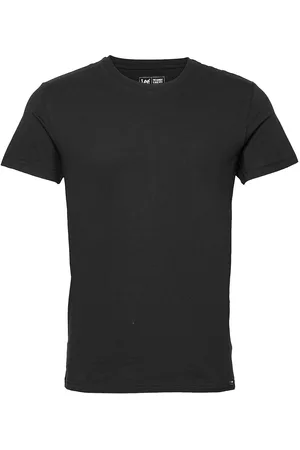 Lee Twin Pack Crew Tops T-shirts Short-sleeved Black