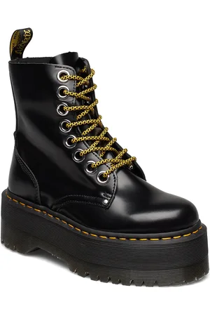 Dr. Martens Jadon Max Buttero Shoes Boots Ankle Boots Laced Boots Red