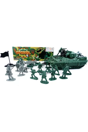 RobeToy Military Set 53Pcs Toys Playsets & Action Figures Action Figures Green