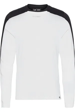 Lee Twin Pack Crew Ls Tops T-shirts Long-sleeved White