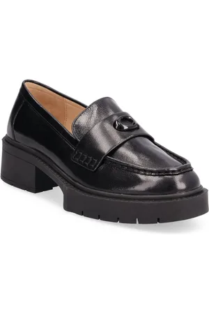 Coach Leah Loafer Designers Flats Loafers Black