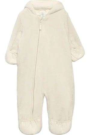 Lindex Overall Pile Pitkähihainen Body Cream