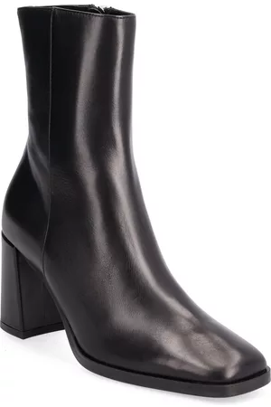 A Pair Naiset Nilkkurit - New Heel Square Low Shoes Boots Ankle Boots Ankle Boot - Heel Musta