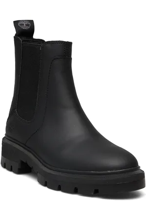 Timberland Mid Chelsea Boot Shoes Chelsea Boots Black
