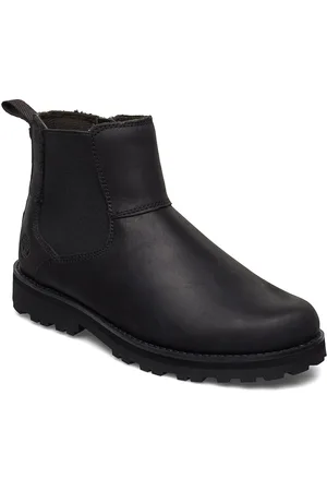 Timberland Mid Chelsea Boot Bootsit Nauhalliset Saapikkaat Black