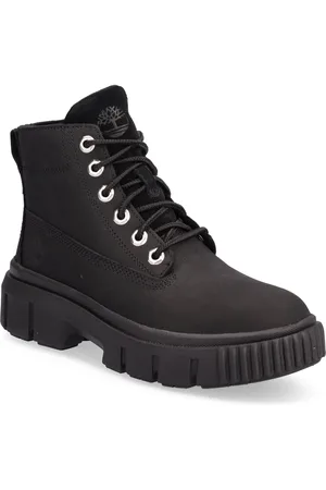 Timberland Mid Lace Up Boot Shoes Boots Ankle Boots Laced Boots Black