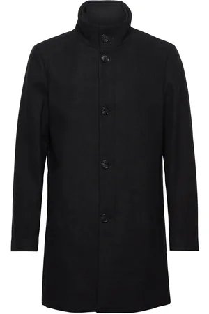 Matinique Marobert Villakangastakki Pitkä Takki Black