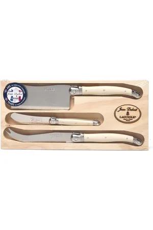 Jean Dubost Ostesæt 3 Stk Laguiole Home Tableware Cutlery Cheese Knives