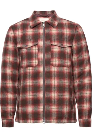 Revolution Padded Overshirt Tops Overshirts Multi/patterned