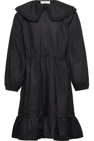 Sofie Schnoor Baby and Kids Dress Dresses & Skirts Dresses Casual Dresses Long-sleeved Casual Dresses Black