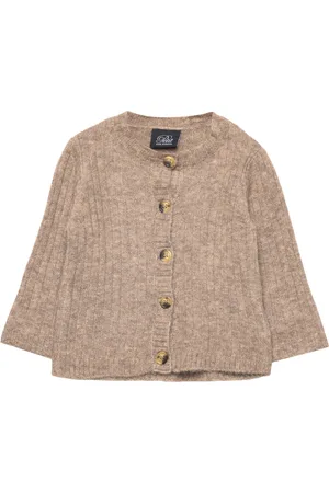Sofie Schnoor Baby and Kids Knit Tops Knitwear Cardigans Brown