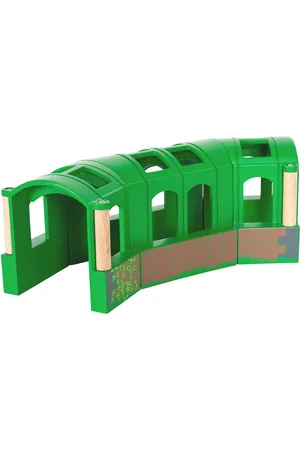 Brio 33709 Fleksibel Tunnel Toys Toy Cars & Vehicles Toy Vehicles Train Accessories Green