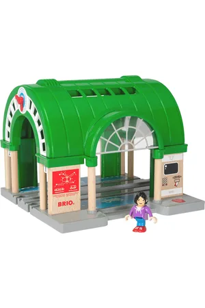 Brio 33649 Togstation Toys Toy Cars & Vehicles Toy Vehicles Train Accessories Multi/patterned