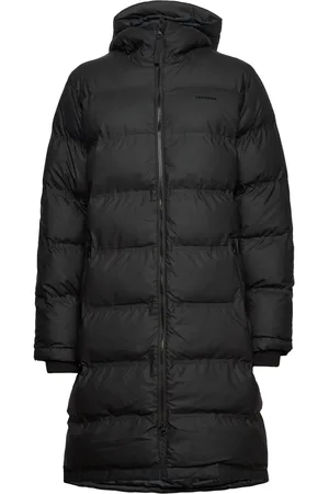 Tretorn Leia Coat Topattu Pitkä Takki Black