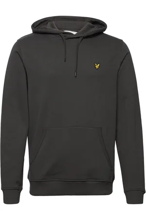 Lyle & Scott Pullover Hoodie Tops Sweat-shirts & Hoodies Hoodies Black