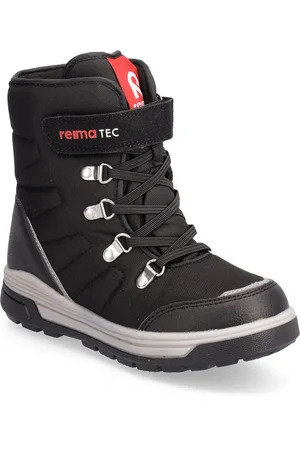 Reima Tec Winter Boots, Quicker Talvikengät Tarroilla Black