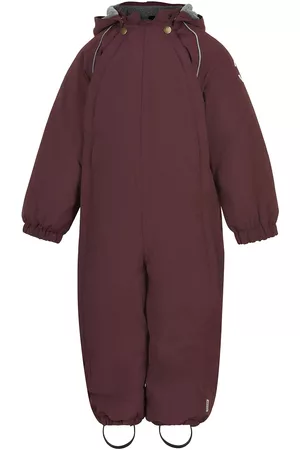 Mikk-Line Vauvat Toppahaalarit - Nylon Baby Suit - Solid Outerwear Coveralls Snow/ski Coveralls & Sets Ruskea