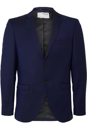 SELECTED Slhslim-Mylobill Blue Blz B Noos Suits & Blazers Blazers Single Breasted Blazers Navy