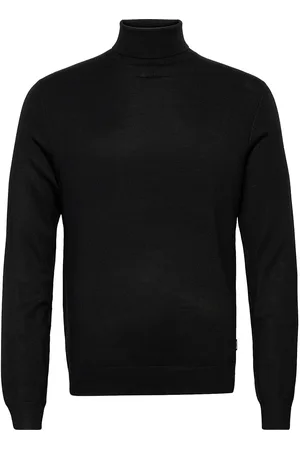 Only & Sons Onswyler Life Roll Neck Knit Tops Knitwear Turtlenecks Black