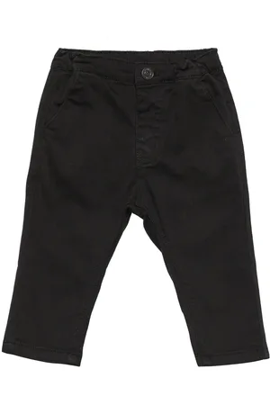 Sofie Schnoor Baby and Kids Wilfredsb Trousers Bottoms Chinos Black