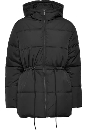 SELECTED Slfalina Puffer Jacket B Vuorillinen Takki Topattu Takki Black