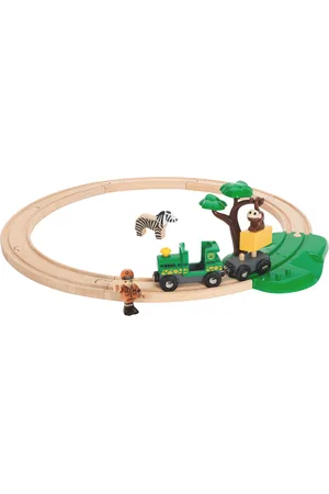 Brio 33720 Togbane, Safari, Sæt Toys Playsets & Action Figures Wooden Figures Multi/patterned