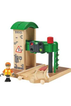 Brio 33674 Signalpost Toys Toy Cars & Vehicles Toy Vehicles Train Accessories Beige
