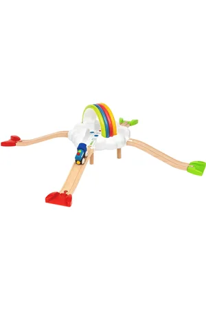 Brio 36002 Min Første Togbane Light Up Regnbue-Sæt Toys Toy Cars & Vehicles Toy Vehicles Train Accessories Multi/patterned