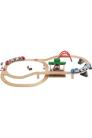 Brio 33512 Togbane, Stor, På Rejse Toys Toy Cars & Vehicles Toy Vehicles Trains Multi/patterned