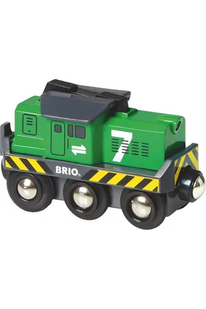 Brio 33214 Fragtlokomotiv, Batteridrevet Toys Toy Cars & Vehicles Toy Vehicles Trains Multi/patterned
