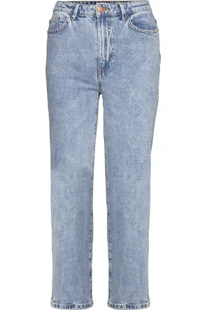 Lindex Trousers Denim Hanna Lt Blue Bottoms Jeans Straight-regular Blue