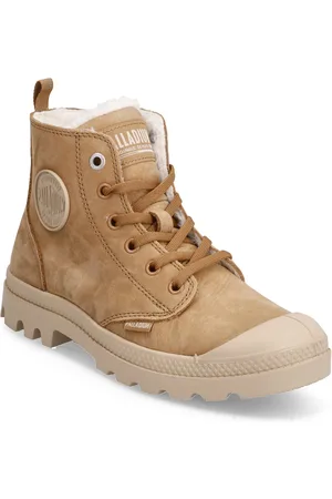 Palladium Pampa Hi Zip Shoes Boots Ankle Boots Ankle Boots Flat Heel Brown