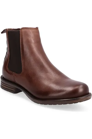 Bianco Biadanelle Chelsea Boot Leather Shoes Chelsea Boots Brown