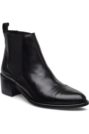 Bianco Biacarol Dress Chelsea Shoes Boots Ankle Boots Ankle Boots With Heel Black