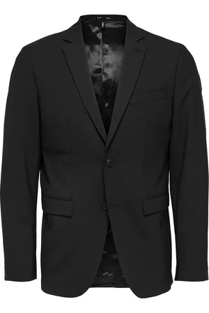 SELECTED Slhslim-Elon Blz Flex B Noos Suits & Blazers Blazers Single Breasted Blazers Black