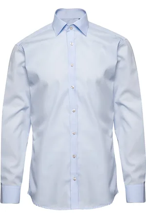 BOSWEEL SHIRTS EST. 1937 Modern Fit Mens Shirt Tops Shirts Business Blue