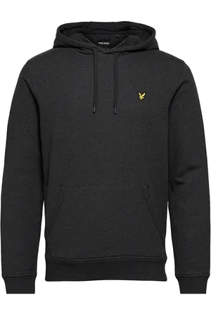 Lyle & Scott Pullover Hoodie Tops Sweat-shirts & Hoodies Hoodies Black