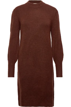 Rosemunde Dress Lyhyt Mekko Brown