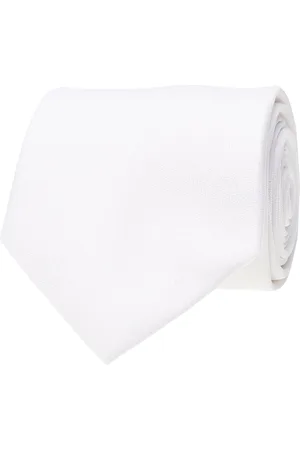 Amanda Christensen Funeral Tie Solmio Kravatti White