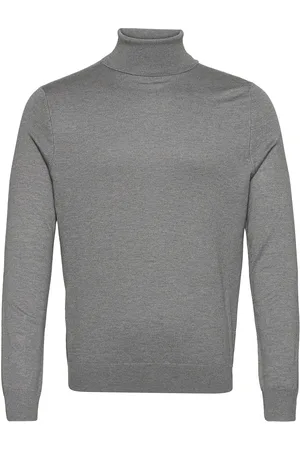 Only & Sons Onswyler Life Roll Neck Knit Tops Knitwear Turtlenecks Grey