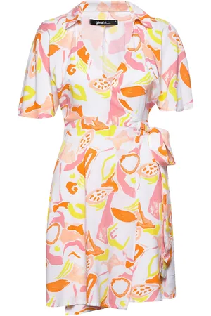 Gina Tricot Doris Short Dress Lyhyt Mekko Multi/patterned