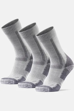 DANISH ENDURANCE Hiking Classic Socks 3-Pack Sport Socks Regular Socks Grey